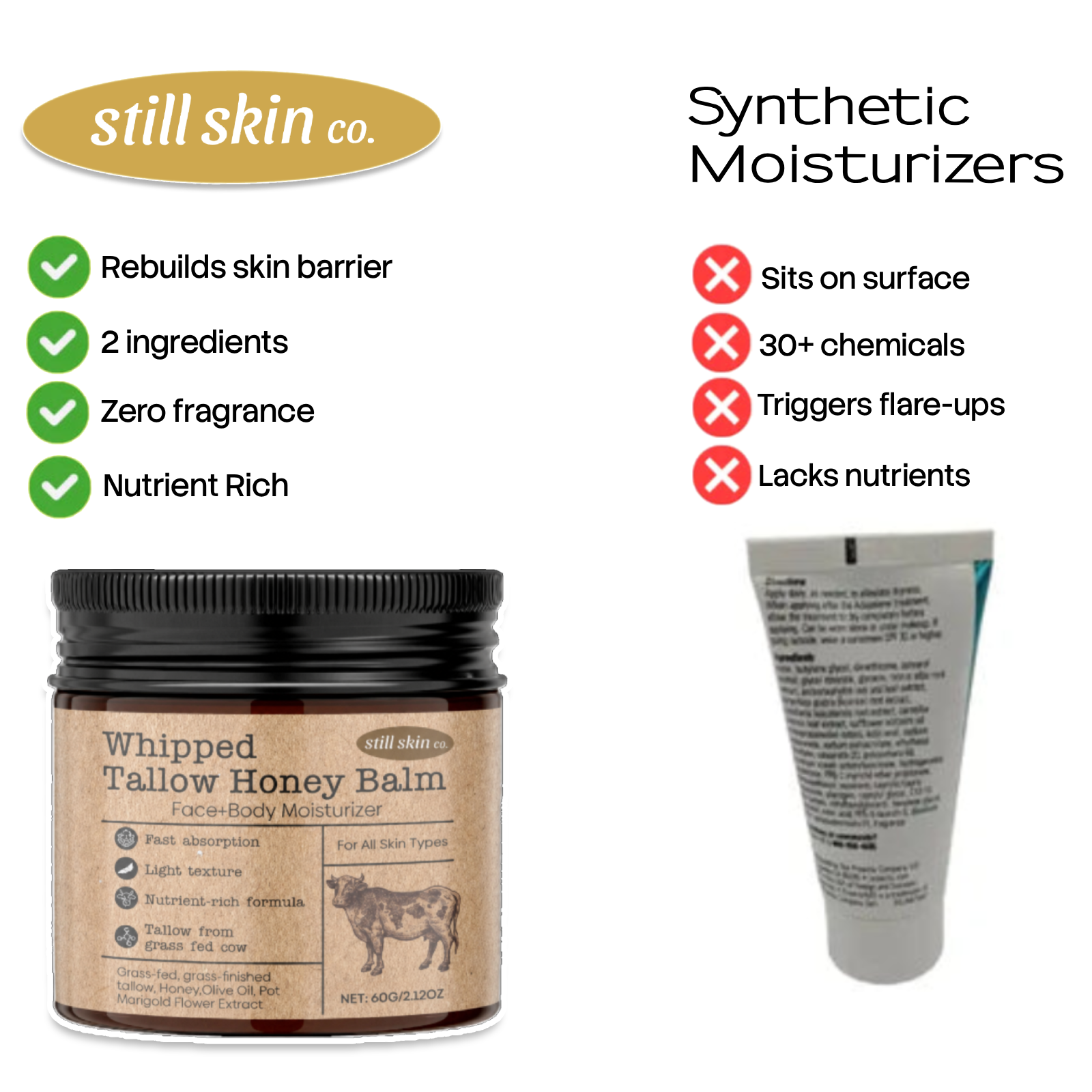 Whipped Tallow & Honey Balm